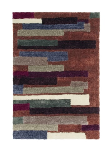 Arte Espina Wohnzimmer Teppich – Hochflorteppich Dance 8104 120 x 180 cm in multi - schoko - rechteckig
