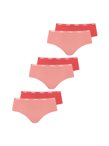 Puma 6er Pack Hipster in Koralle