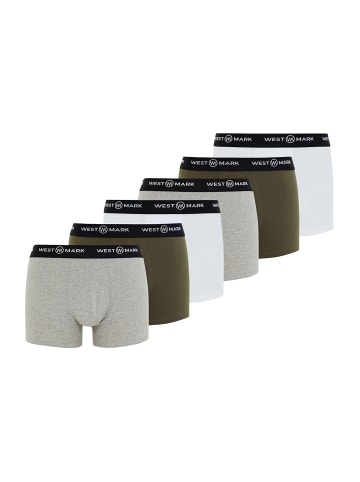 Westmark London Retro Short / Pant Oscar in White / Grey Melange / Khaki