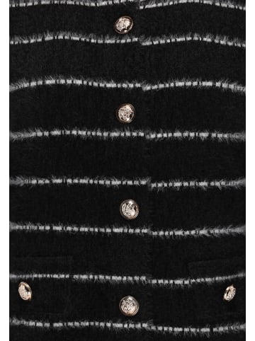kilata Women Cardigan in Black Offwhite