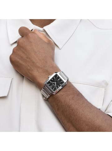 Festina Herrenuhr Rechteckig Schwarz