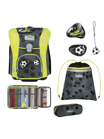 Scout Scout Micro Schulranzen-Set 4 Superflash Extreme Soccer Star