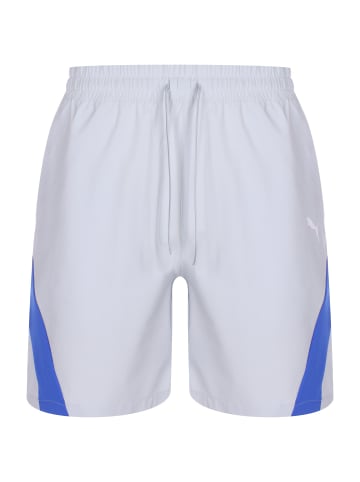 Puma Trainingsshorts Fit 7" Woven in hellgrau / blau