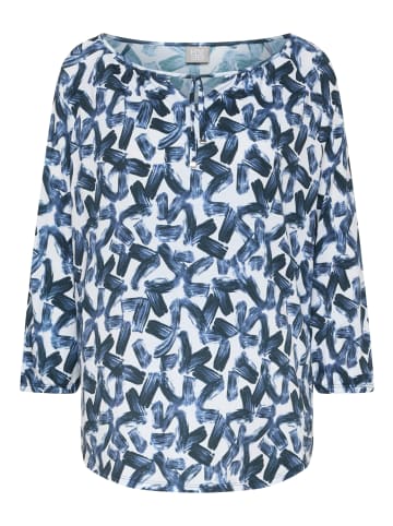 Rabe Bluse in Dunkelblau