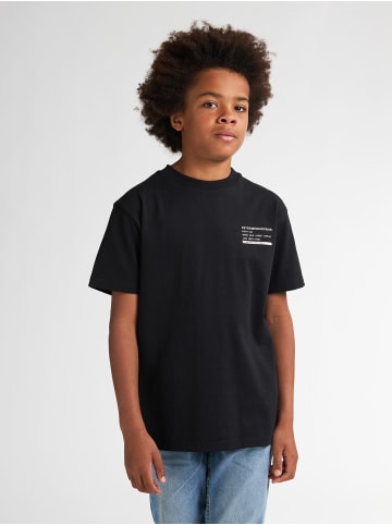 Petrol Industries Rückenprint T-Shirt Acadia in Schwarz