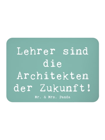 Mr. & Mrs. Panda Kühlschrankmagnet Spruch Lehrer Zukunftsarchite... in Meeresbrise