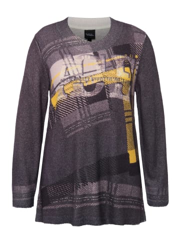 Ulla Popken Pullover in anthrazit melange