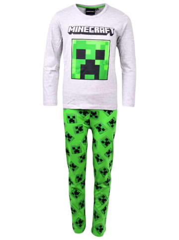 Minecraft Schlafanzug Minecraft Creeper in Grau