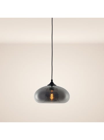 s.LUCE Glas-Pendelleuchte Cruet Up & Low in Rauch