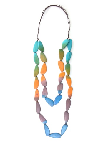 collezione alessandro Lange Kette " Celine " in mehrfarbig