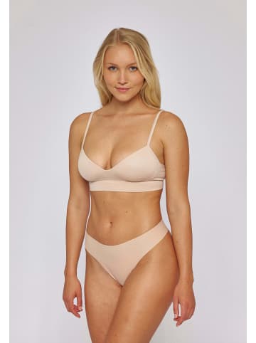 SNOCKS Tangas aus Mikrofaser Hellbeige 3 Stück