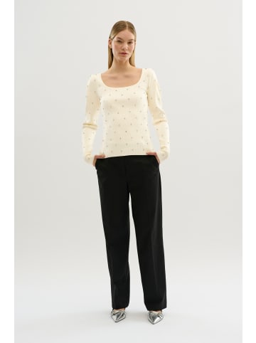 Karen By Simonsen Strickpullover KBStine Straight fit in Egret