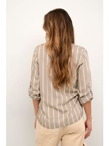 Kaffe Langarm-Bluse KAstridy Regular fit in Fallen Rock/Sand Dollar