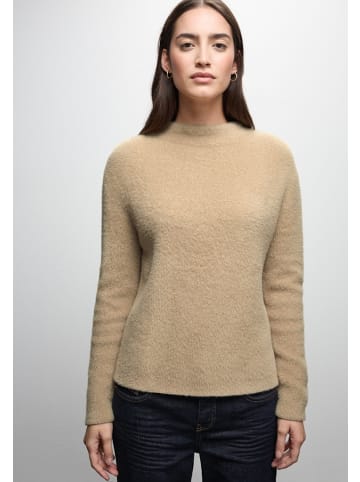 Street One Federgarn Pullover in Beige