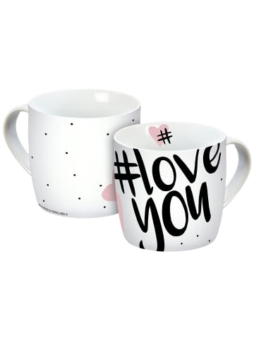 Geda Labels Tasse loveyou in Weiß - 300 ml