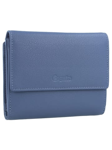 Esquire Viktoria Geldbörse RFID Leder 12 cm in taubenblau