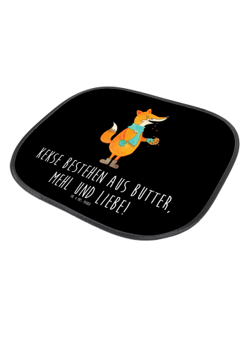 Mr. & Mrs. Panda Sonnenschutz Kfz Fuchs Keks mit Spruch in Schwarz