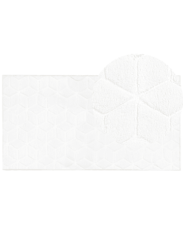 Beliani Shaggy THATTA in Weiß - (W) 80 x (L) 150 cm