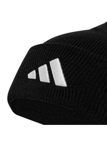 adidas New Logo Beanie Cuff in Schwarz