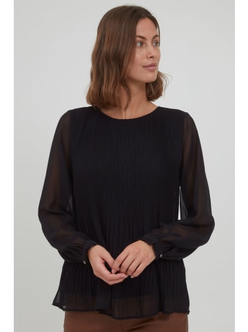 Fransa Langarmbluse FRDAJAPLISSE 1 Blouse - 20609985  Langarmbluse mit Rundhalsausschnitt in schwarz