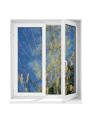 HOBERG Fenster-Pollenschutz 150 x 130 cm Fliegengitten Moskitonetz