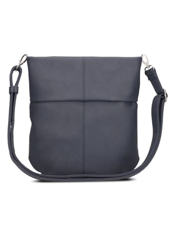 Zwei Mademoiselle.M Schultertasche 27 cm in nubuk ink