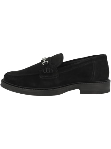 FILLING PIECES Halbschuhe Loafer Suede in schwarz