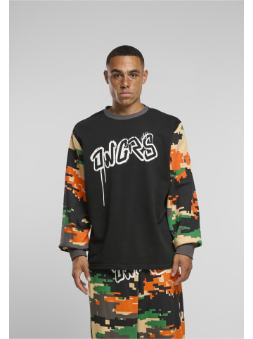 DNGRS Dangerous Sweaters in pixelcamouflage/black
