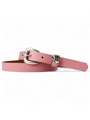 FRONHOFER Ledergürtel in Old-Rose