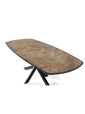 Giner y Colomer Esstisch aus Mangoholz mit abgerundeten Ecken 220 cm in Brown