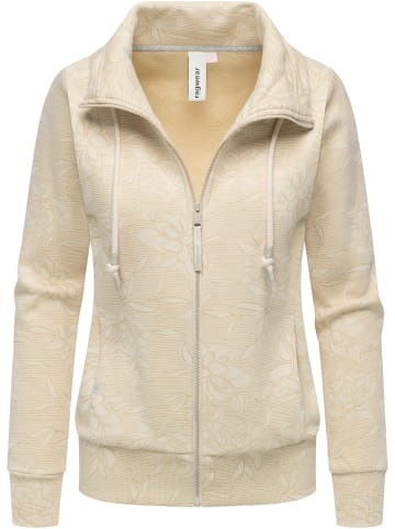 ragwear Sweatjacke Ronette Print in Ivory
