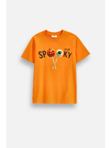 Coccodrillo T-shirt mit kurzen Ärmeln in orange