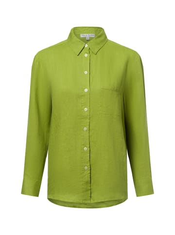 Marie Lund Leinenbluse in kiwi - 0011