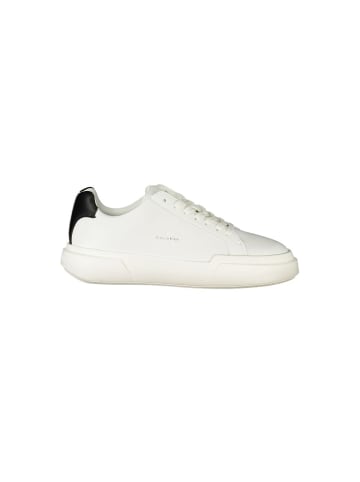 Calvin Klein Weiße Polyurethan-Sneaker