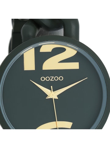 Oozoo Analog-Armbanduhr Oozoo Timepieces dunkelgrün groß (ca. 40mm)