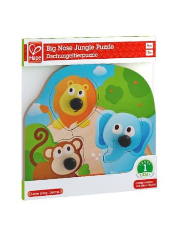 Toynamics Europe Hape Knopfpuzzle Dschungeltiere (Kinderpuzzle)