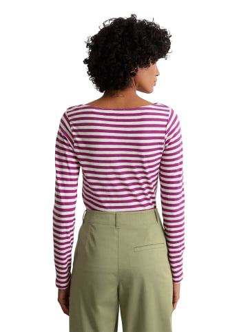 Marc O'Polo Ringel-Longsleeve regular in multi/ fresh berry