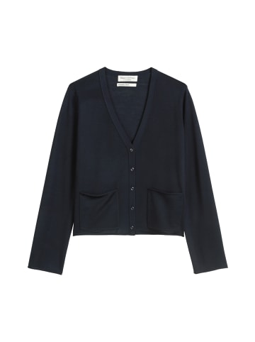 Marc O'Polo Cardigan slim in Deep Night Blue