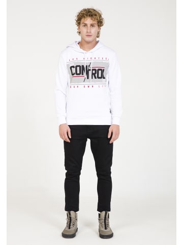 PLUS EIGHTEEN Herren Kapuzenpullover in Weiss