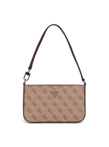 Guess Noelle II Schultertasche 22 cm in latte logo-brown