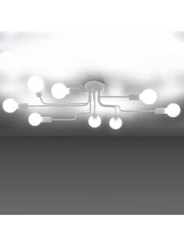 Nice Lamps Kronleuchter VARDO 8 weiß H 17