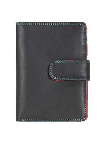 MYWALIT Medium Snap Wallet Geldbörse Leder 13 cm black-pace