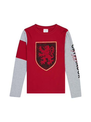 ONOMATO! Langarmshirt Harry Potter Gryffindor Longsleeve in Rot