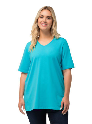 Ulla Popken Shirt in tiefes aqua