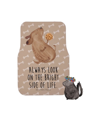 Mr. & Mrs. Panda Fußmatte Fürs Auto Hund Keks mit Spruch in Hundeglück