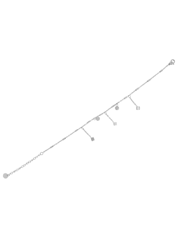 Adeliás Damen Fußkettchen – aus Edelstahl in silber