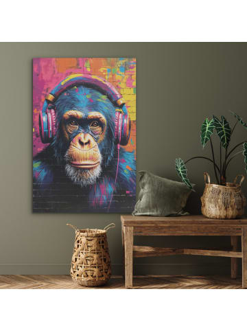 OnlyWow Akustibild Bunte Schimpanse