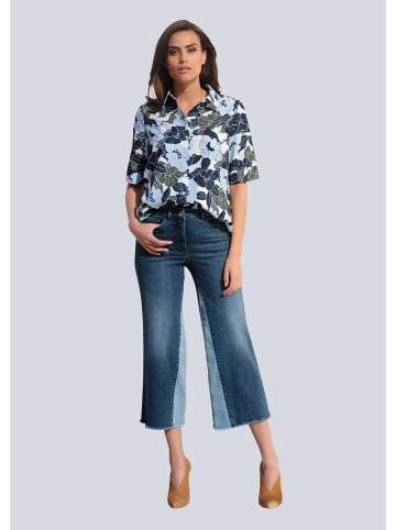 Alba Moda Bluse mit floralem Dessin in offwhite