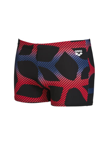 Arena Spider Badehose Schwimmshort in schwarz-rot