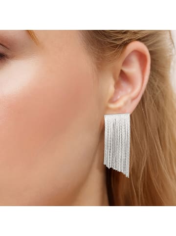 Yokoamii Ohrringe aus Metall-Legierung in silber